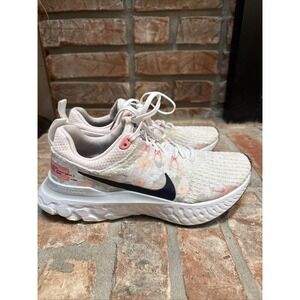 Nike React Infinity Run Flyknit 3 Running Shoes Sneakers Womens 9 Pink Floral